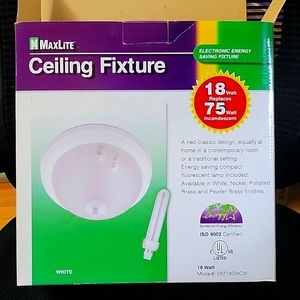 MaxLite Ceiling Fixture NIB